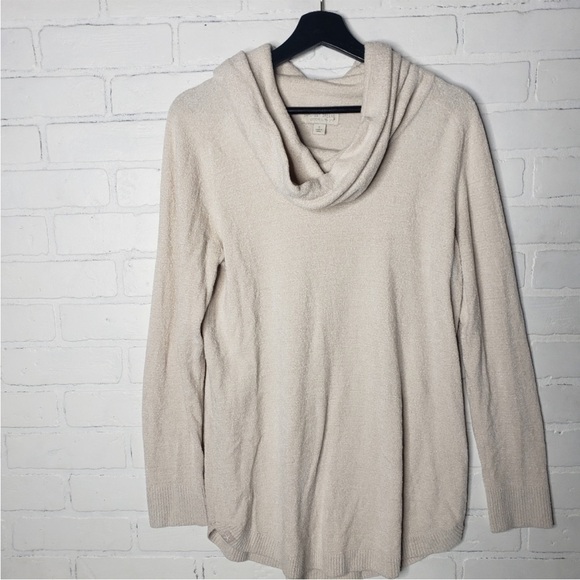 Barefoot Dreams•So Cozy!•Cozychic Ultra Lite Coastal Cowl Neck Sweater•Sz Small - Picture 3 of 7